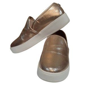 STEVE MADDEN Gracy Rose Gold Leather 9 Platform